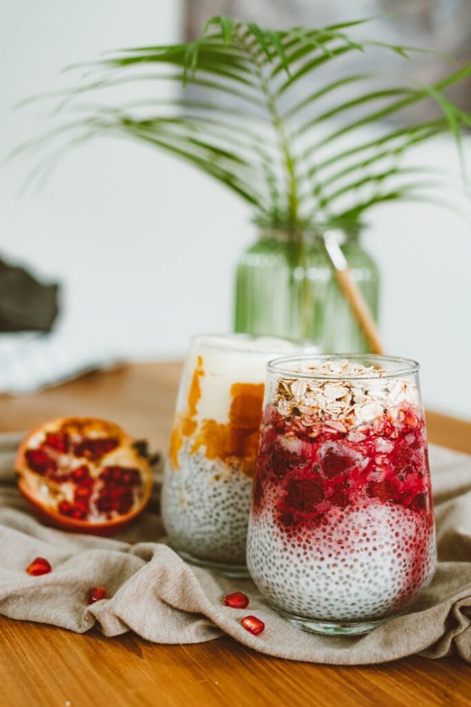 Clear Drinking Glass With Red Liquid Inside